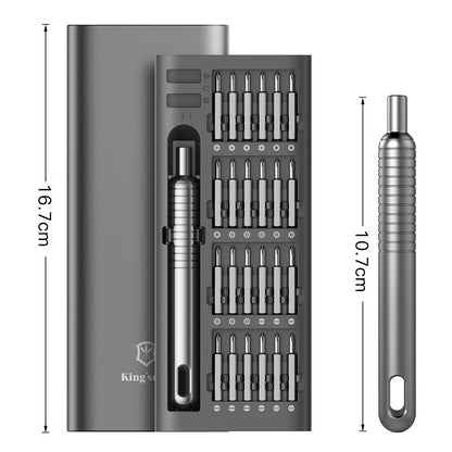 Odvijač King'sdun KS-840117, 51in1, Siva