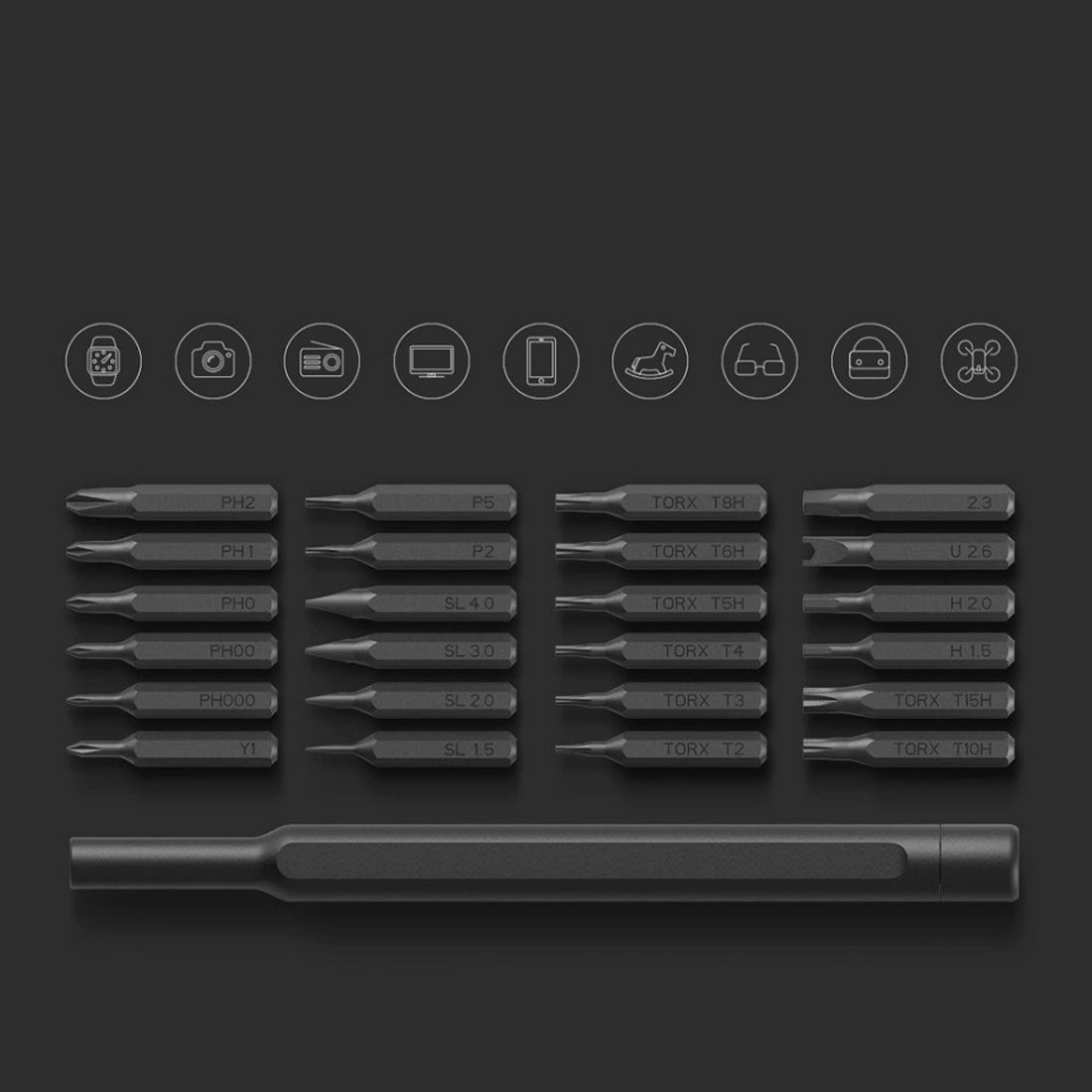 Xiaomi Mijia odvijač, 24in1 BHR4680GL