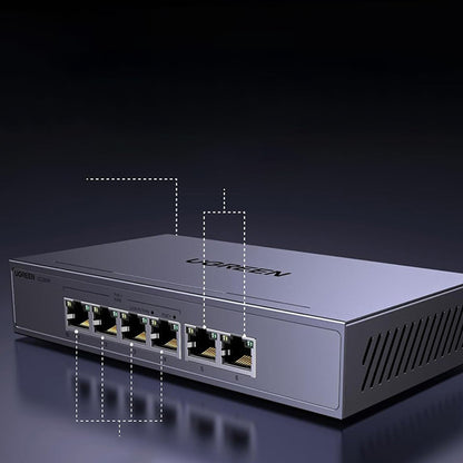 Mrežni prekidač UGREEN CM741 (35371EU), Siva