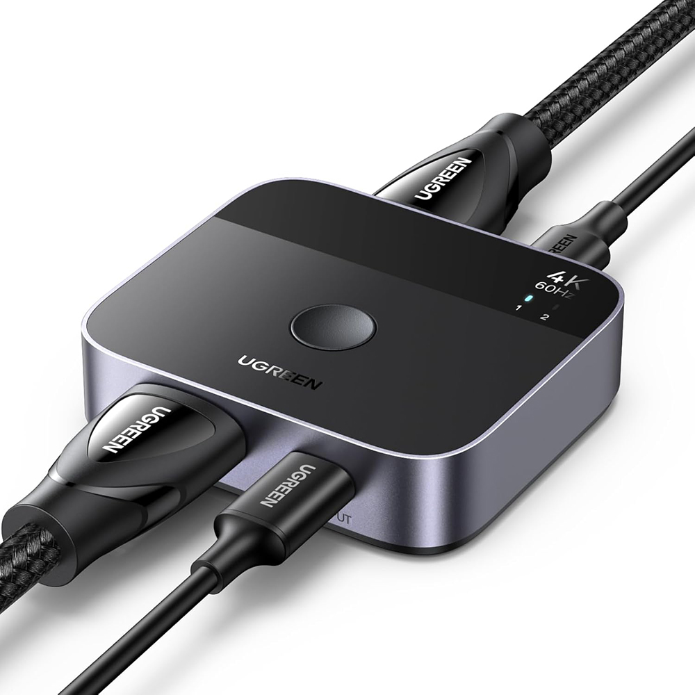 HDMI / USB-C Video Prekidač UGREEN AW503 (55452), Siva, Obnovljeno