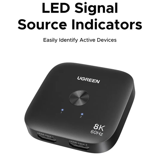 Switch Video HDMI UGREEN 65877, Crni