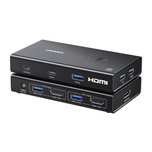 Switch Video HDMI UGREEN AK502 (45452), Crni
