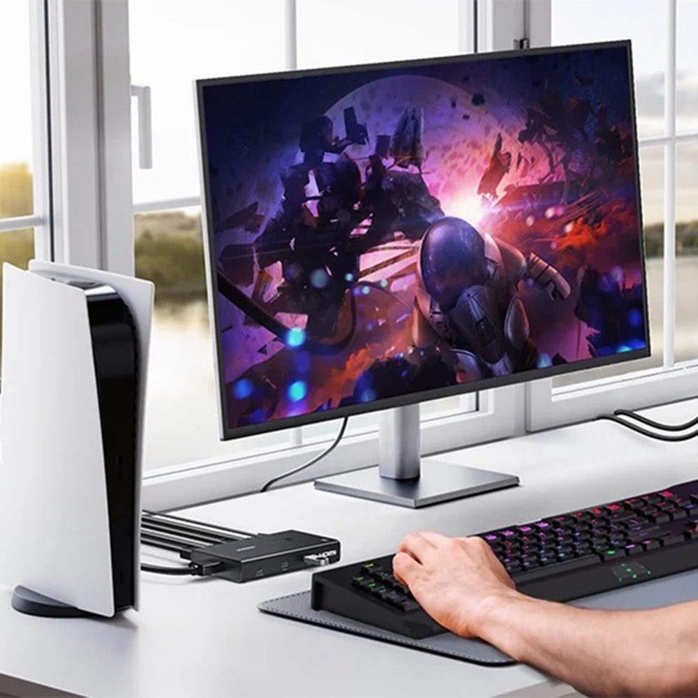 Switch Video HDMI UGREEN AK502 (45452), Crni