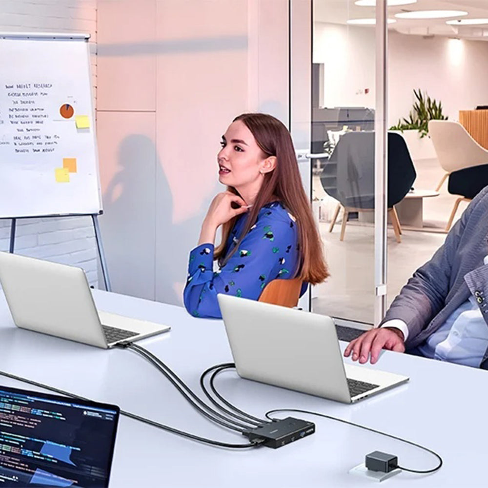 Switch Video HDMI UGREEN AK502 (45452), Crni