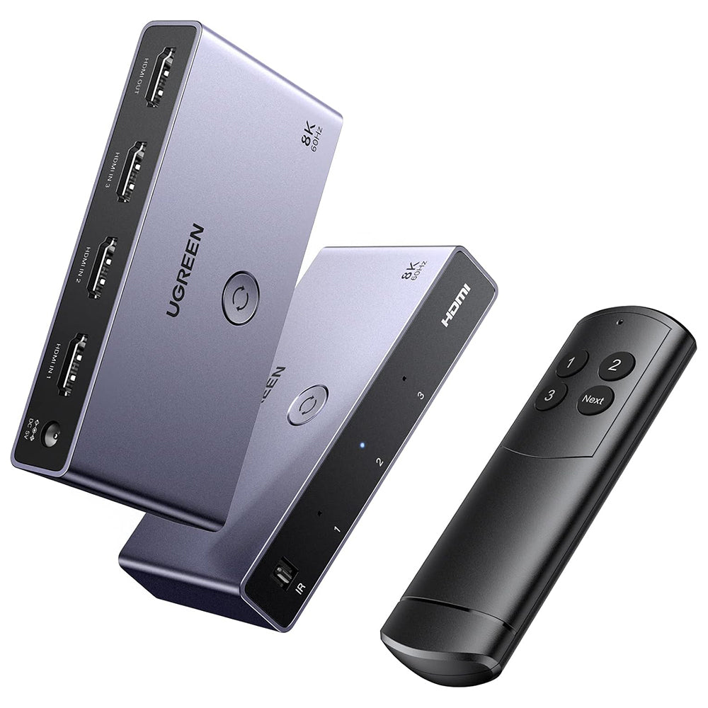 Switch Video HDMI UGREEN CM624 (15604), Sivi