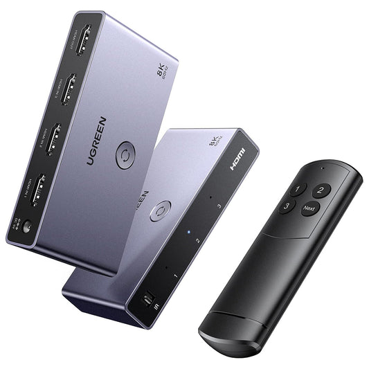 Switch Video HDMI UGREEN CM624 (15604), Sivi