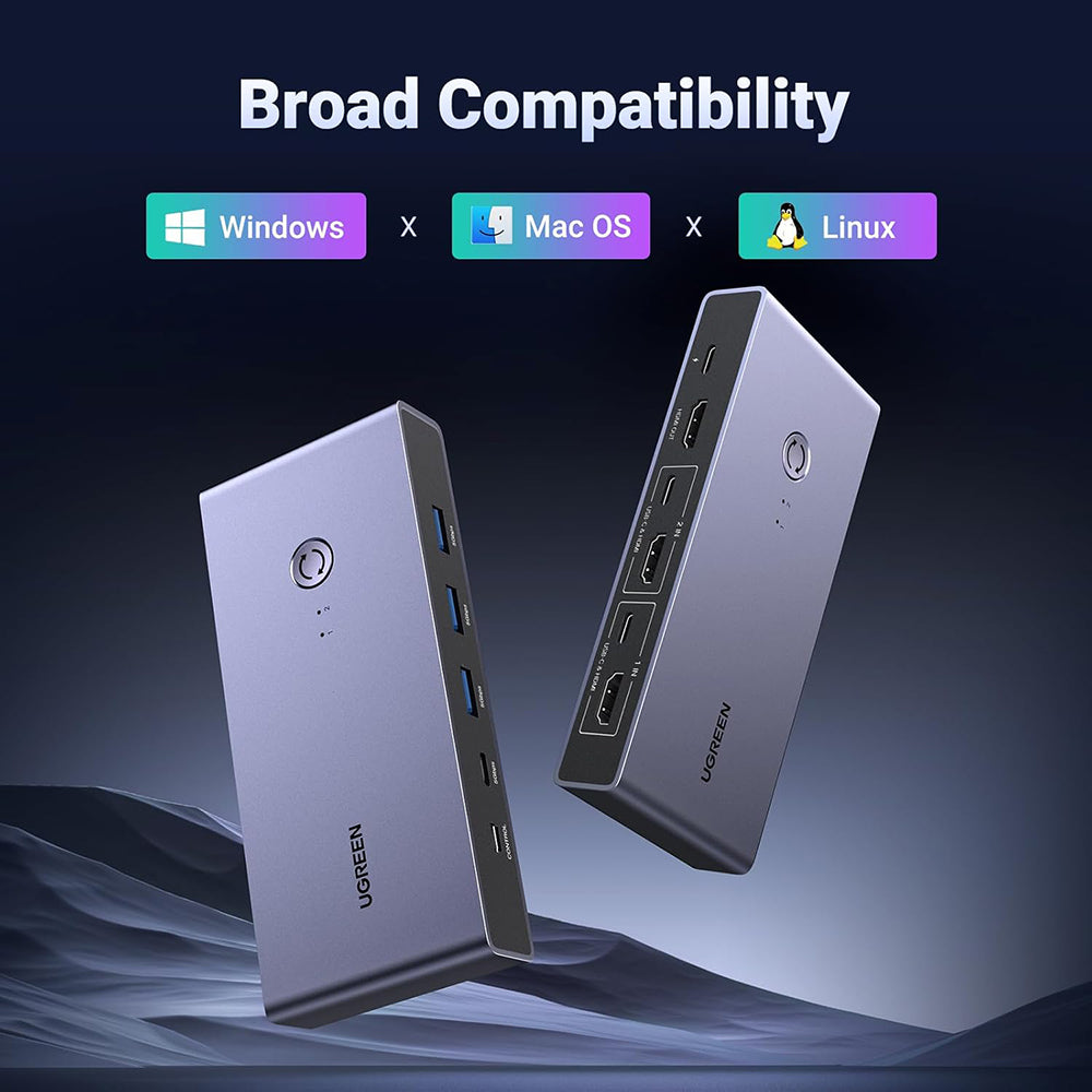 Switch Video UGREEN CM692, Sivi