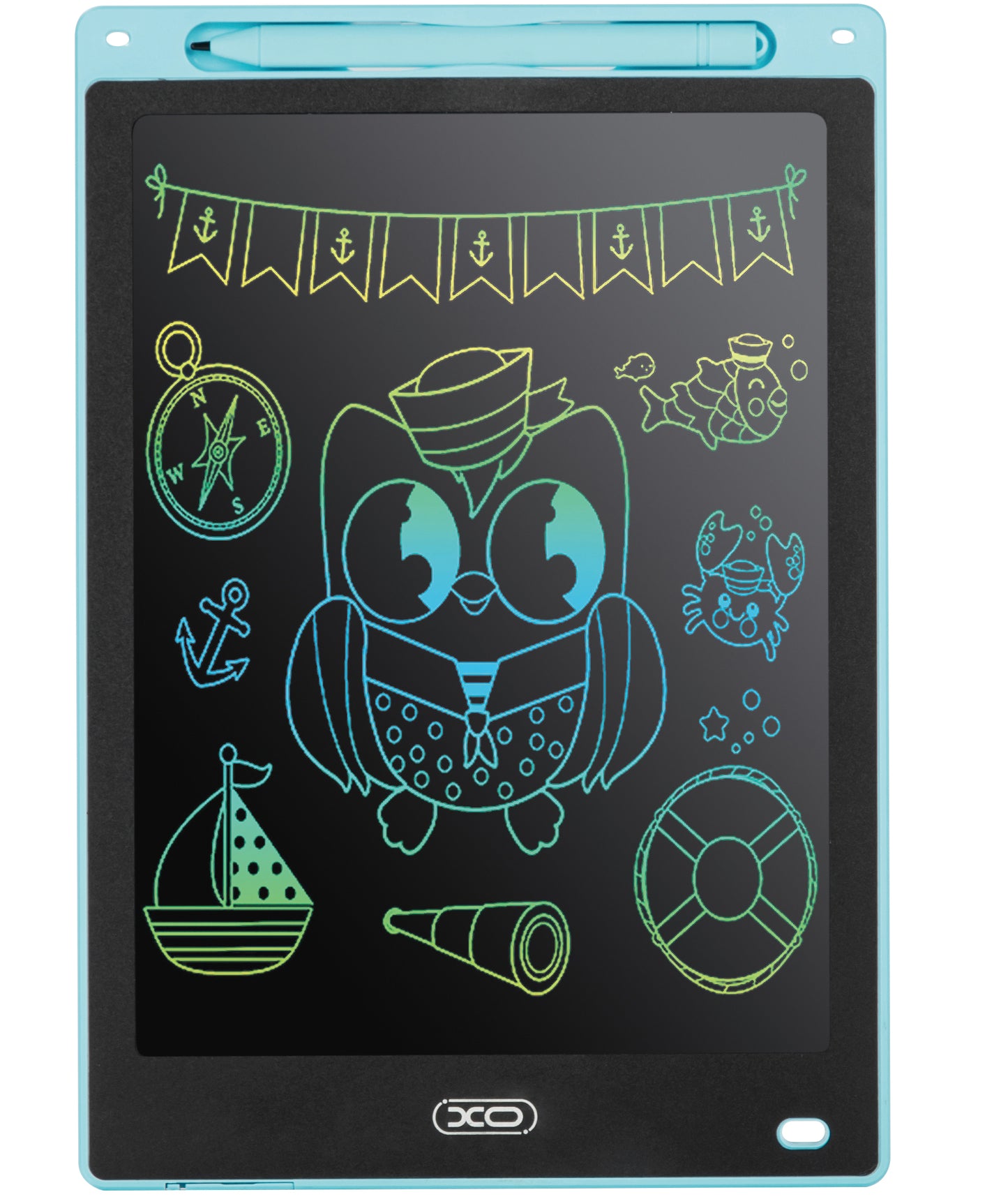Tablet za crtanje / pisanje XO Design V01, 10 inča, plavi