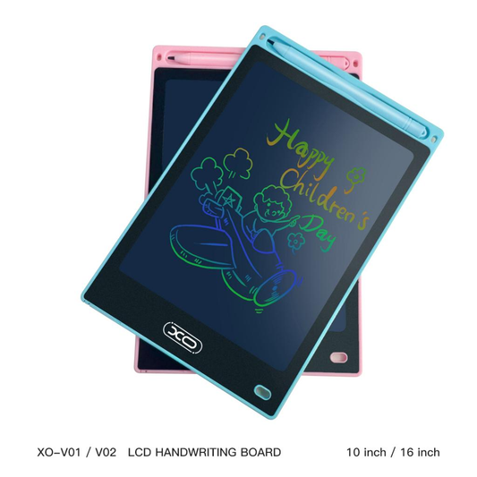 Tablet za crtanje / pisanje XO Design V02, 16 inča, Roza