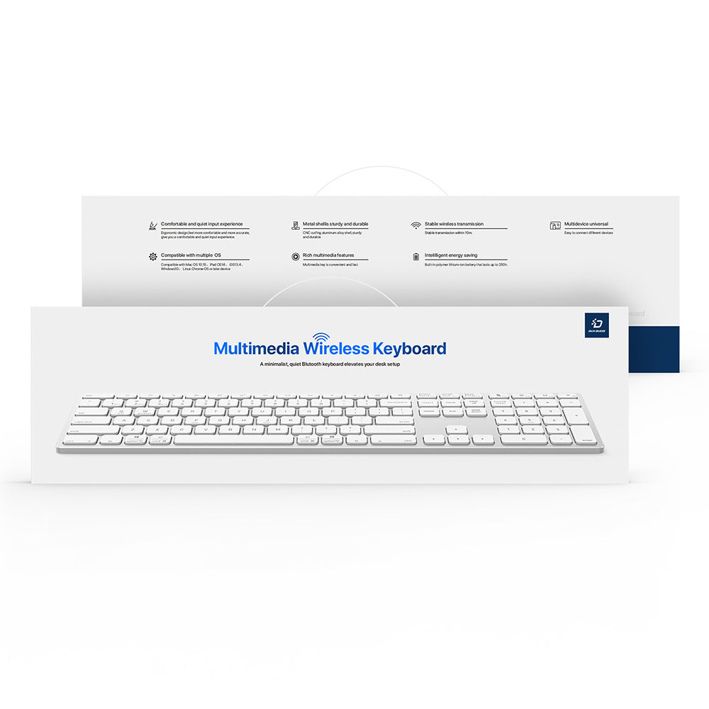 Bluetooth tipkovnica DUX DUCIS LK, Bijela
