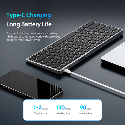 Bluetooth tipkovnica DUX DUCIS LK Mini, Bijela