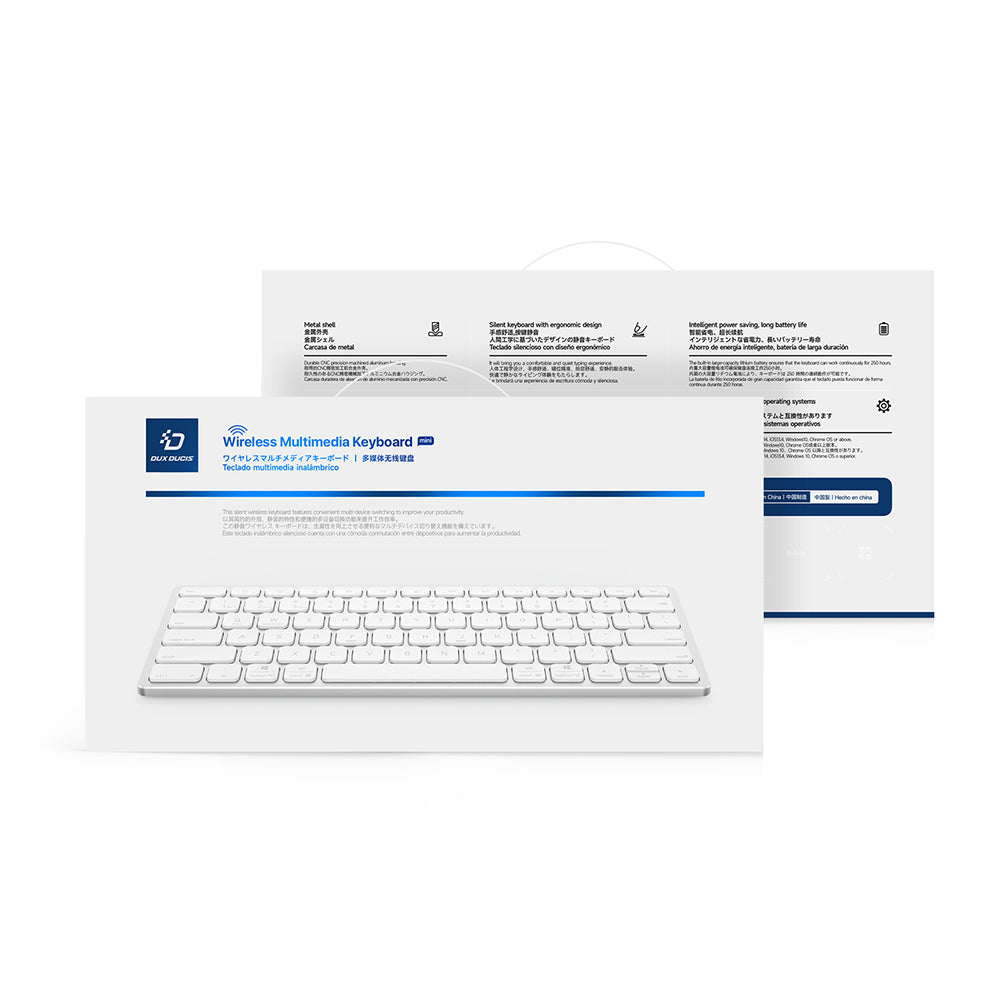 Bluetooth tipkovnica DUX DUCIS LK Mini, Bijela