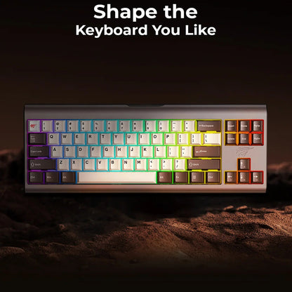 Gaming tipkovnica HAVIT KB896L, RGB, 1.2m, Roza