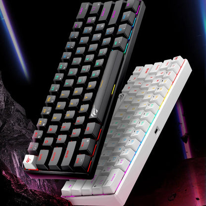 Gaming tipkovnica HAVIT KB903L, RGB, 1.8m, Bijelo Plava