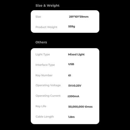 Gaming tipkovnica HAVIT KB903L, RGB, 1.8m, Crna