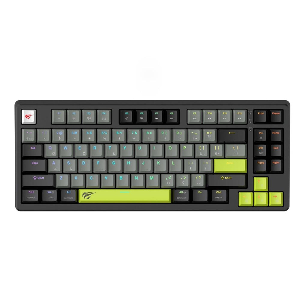 Gaming tipkovnica HAVIT KB904L, RGB, 1.8m, Crno Zelena