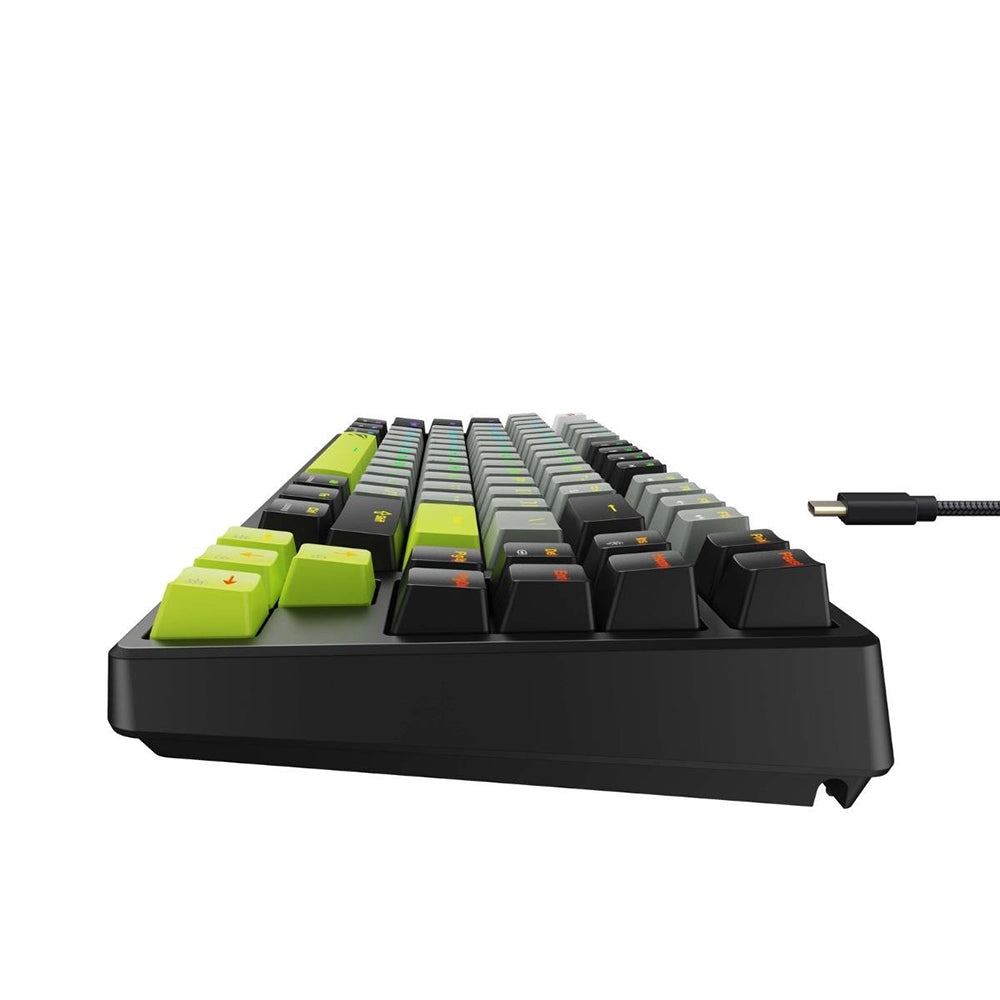 Gaming tipkovnica HAVIT KB904L, RGB, 1.8m, Crno Zelena
