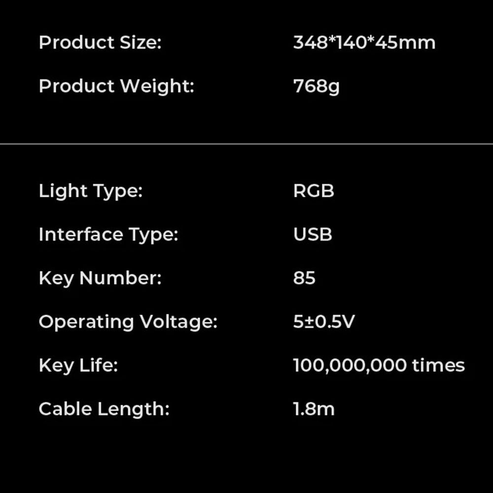 Gaming tipkovnica HAVIT KB904L, RGB, 1.8m, Crno Zelena