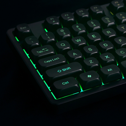 Gaming tipkovnica s USB žičanom vezom WZK WKG-200, RGB, 1.5m, Crna