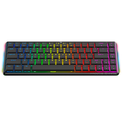 Bežična gaming tipkovnica Proove AFK, RGB, BT / Wi-Fi / Žičana, 1.5m, Crna WKAFKEN22001