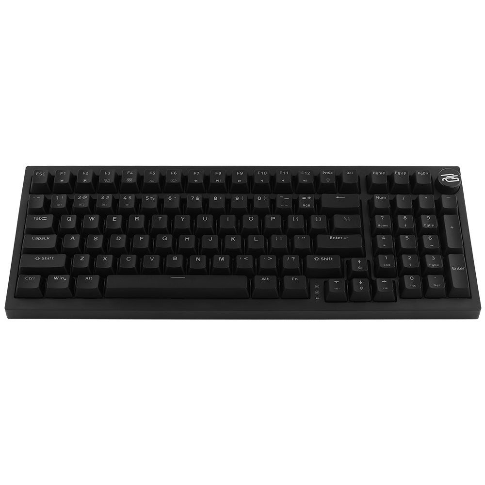 Bežična gaming tipkovnica Proove Slicker, RGB, BT / Wi-Fi / Žičana, 1.8m, Crna WKSLEN00022401