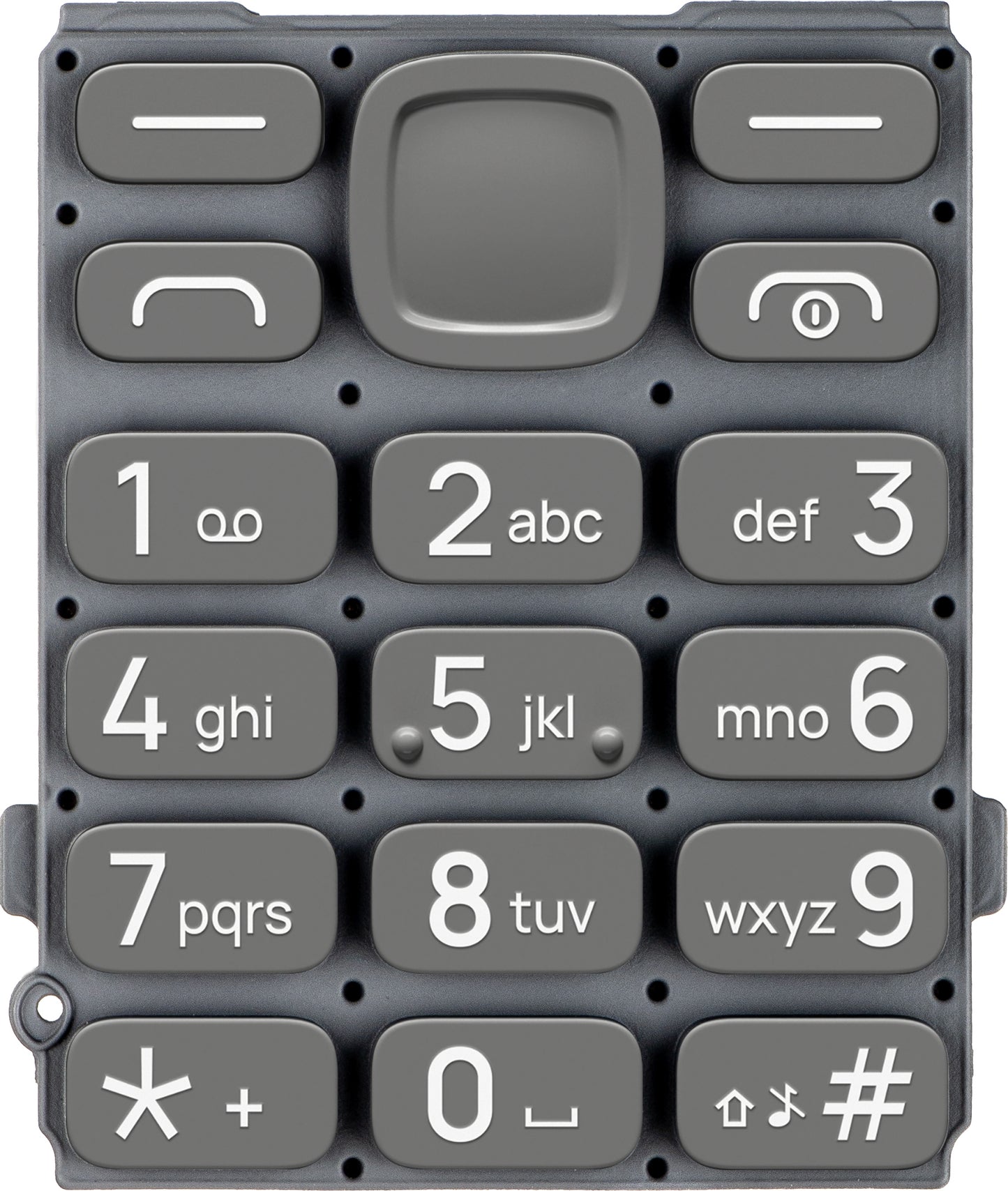 Latina tipkovnica HMD 130 Music, Siva, Service Pack SP20Z14Z1457Y