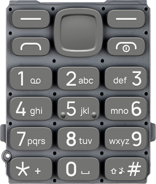 Latina tipkovnica HMD 130 Music, Siva, Service Pack SP20Z14Z1457Y