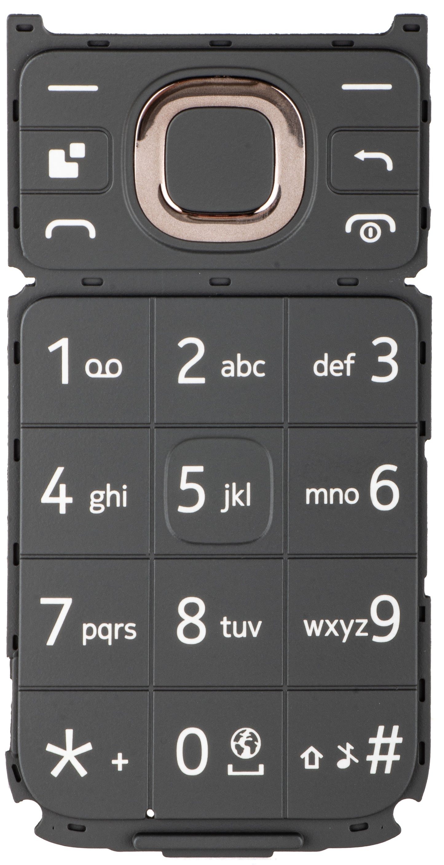 Latinska tipkovnica za HMD 2660 Flip, crna