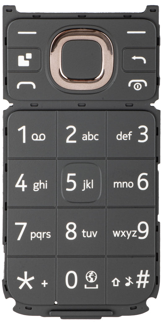 Latinska tipkovnica za HMD 2660 Flip, crna