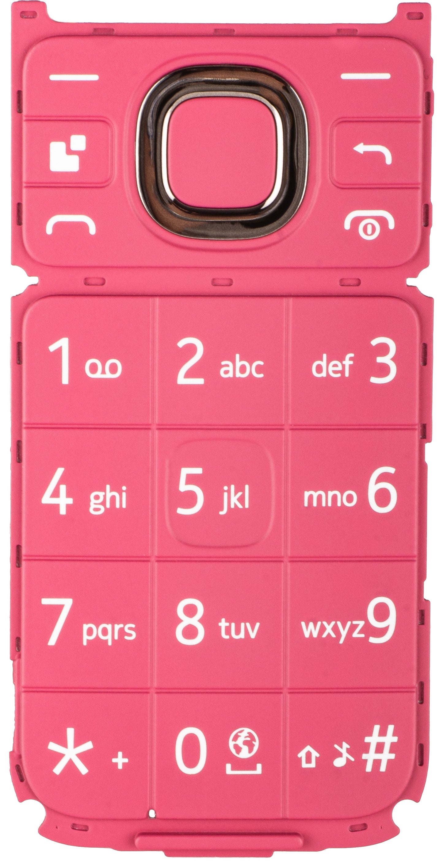 Latinska tipkovnica za HMD 2660 Flip, crvena