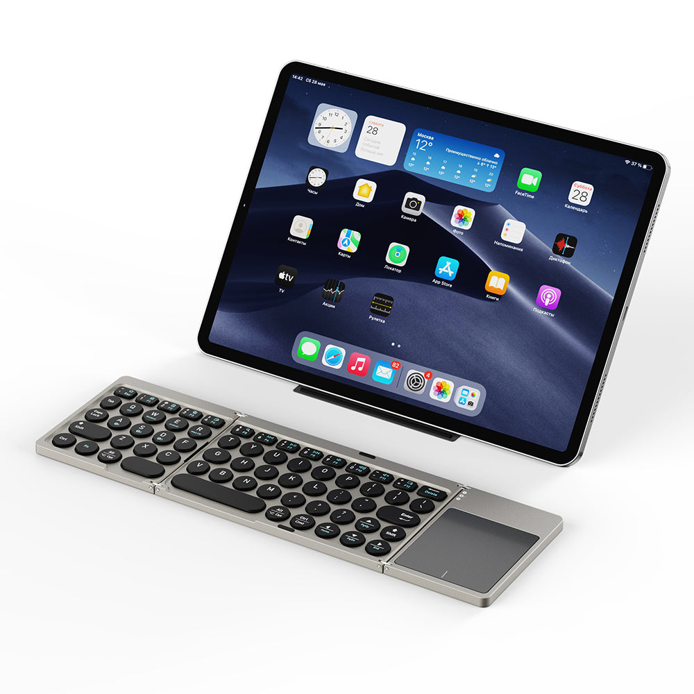 Sklopiva Bluetooth tipkovnica DUX DUCIS, Crna