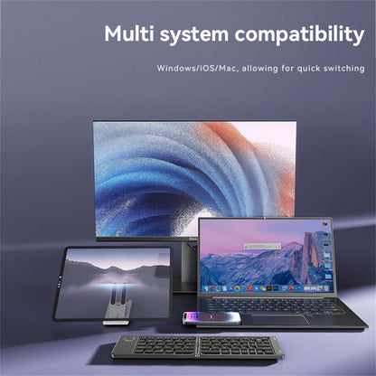 Sklopiva Bluetooth tipkovnica Yesido KB27, Crna