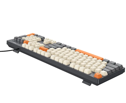 Žičana USB tipkovnica HOCO GM61 Tri-Color, 1.45m, Siva