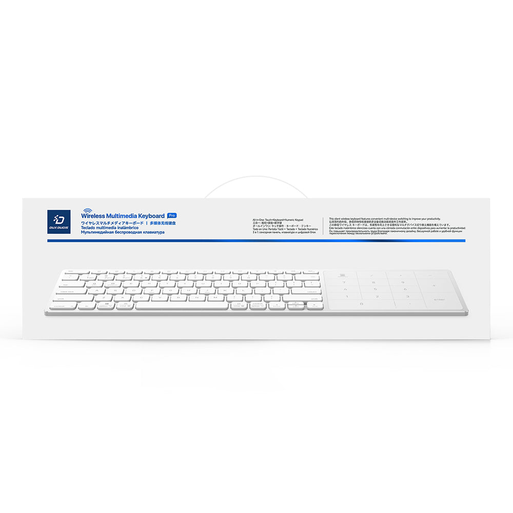 Bežična tipkovnica DUX DUCIS LK, BT / Wi-Fi, Crna