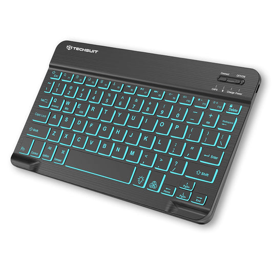 Bežična tipkovnica Techsuit WK1, RGB, Crna