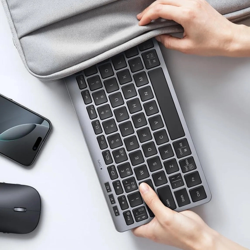 Bežična tipkovnica UGREEN 75049, BT / Wi-Fi, Crna