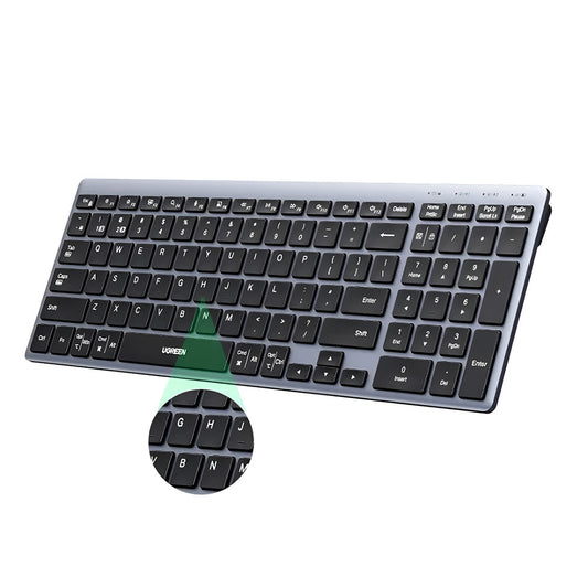 Bežična tipkovnica UGREEN K552 (75163), BT / Wi-Fi, Crna