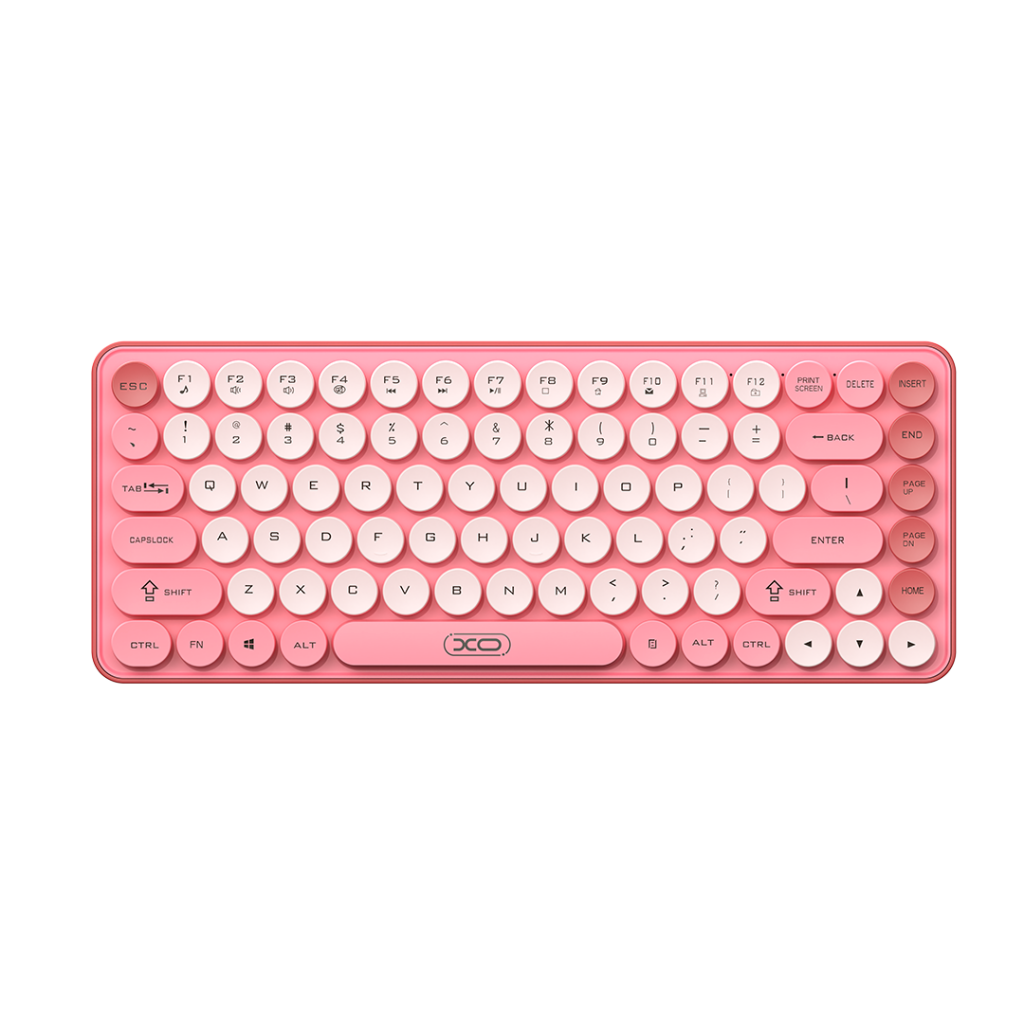 Bežična tipkovnica XO Design KB-12, BT / Wi-Fi, Roza