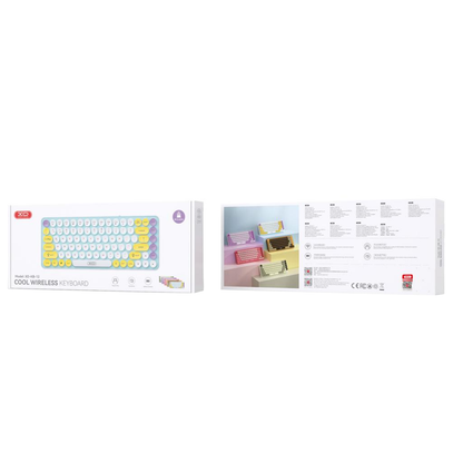 Bežična tipkovnica XO Design KB-12, BT / Wi-Fi, Roza