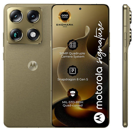 Mobilni telefon Motorola Signature 5G, 512GB, 16GB, Pantone Olive PBAB0003SE