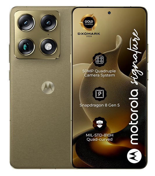 Mobilni telefon Motorola Signature 5G, 512GB, 16GB, Pantone Olive PBAB0003SE