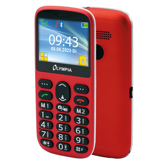 Mobilni Telefon Olympia Sun Komfort Dual SIM, Crveni 2223
