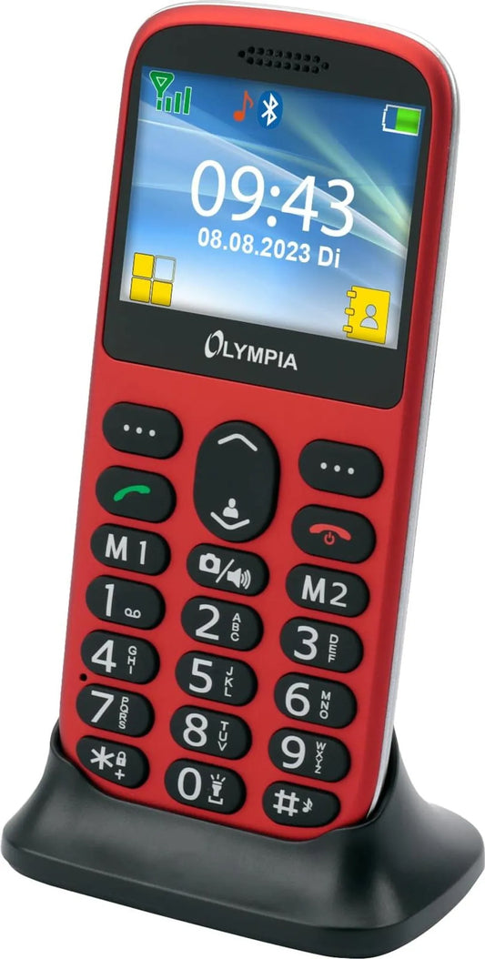 Mobilni Telefon Olympia Sun Komfort Dual SIM, Crveni 2223
