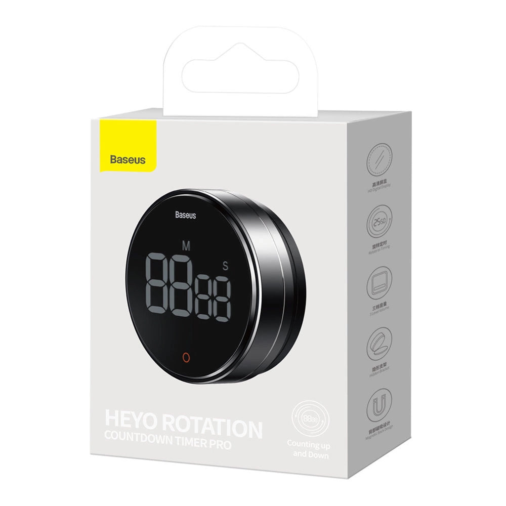 Timer Temporizator Baseus Heyo Rotation Pro, Crni FMDS000013