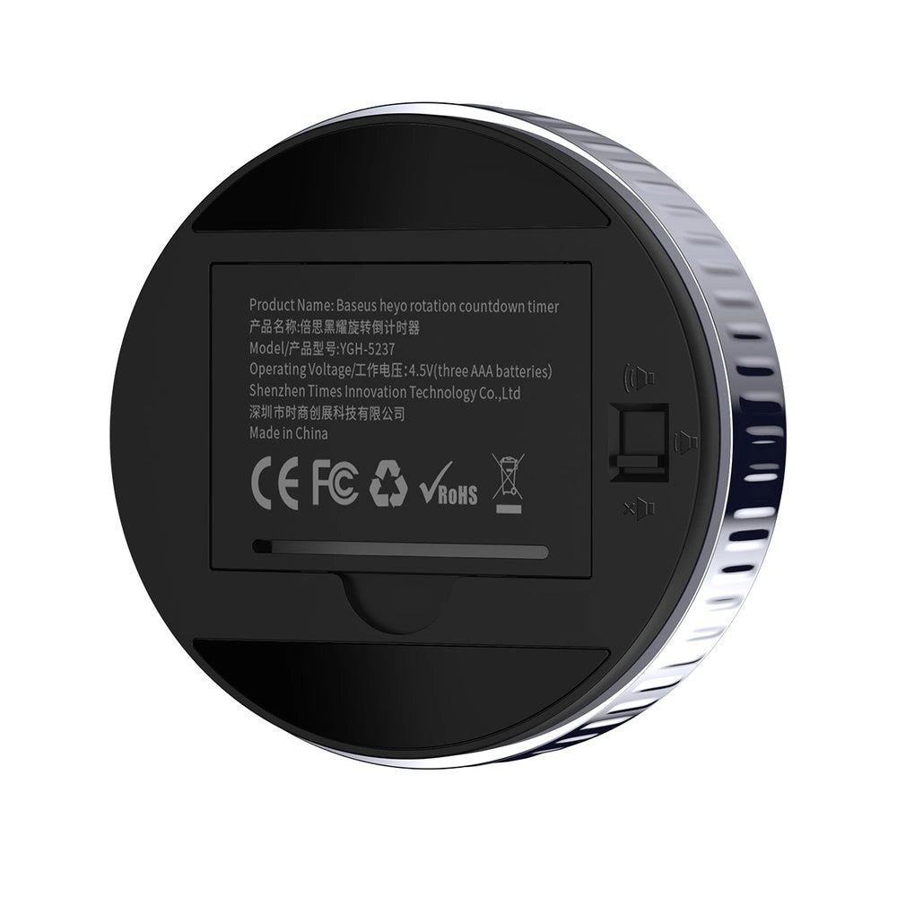 Timer Temporizator Baseus Heyo Rotation, Crni ACDJS-01