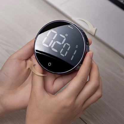 Timer Temporizator Baseus Heyo Rotation, Crni ACDJS-01