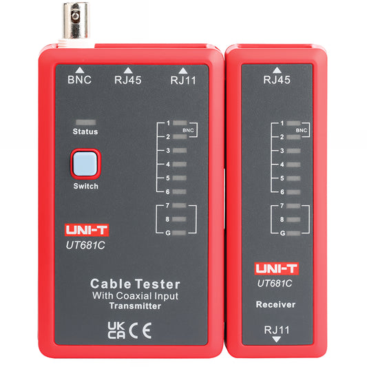 Tester kabela mreže UTP / BNC UNI-T UT681C