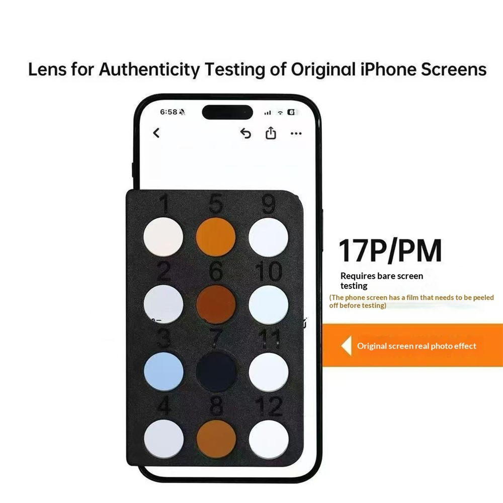 Tester polarizacije zaslona Mr.Yang za Apple iPhone 13 - 17 serije