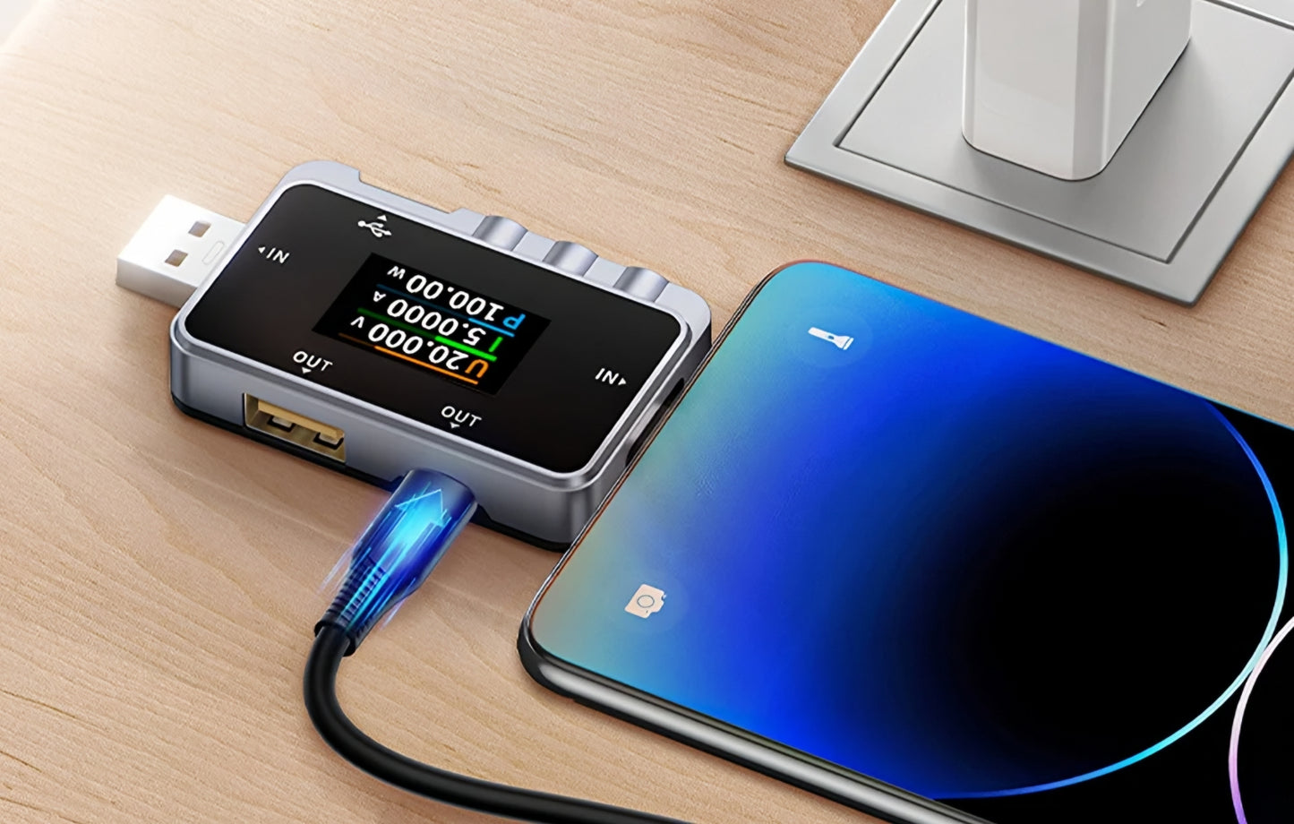 Tester usluga Fnirsi FNAC-28, USB-A / USB-C