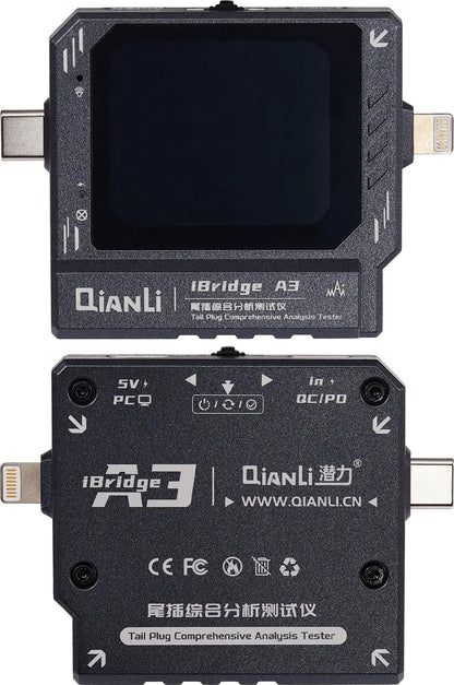 Tester usluge QIANLI iBridge A3, Lightning (8Pin) / USB-C (24Pin)